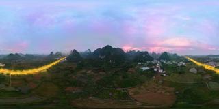 阳朔城市夜景_全景 (2)